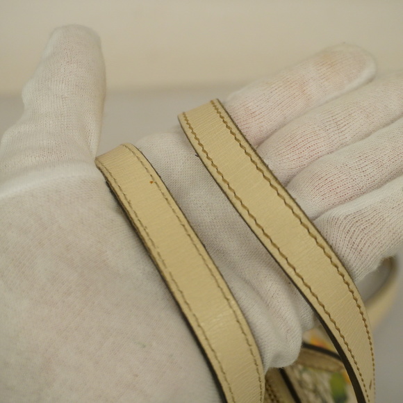 Auth Gucci Flora 2way Bag 309617 Women's Leather Boston Bag,Shoulder Bag Ivory - Picture 9 of 16